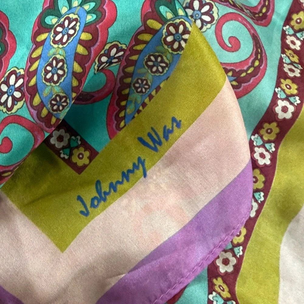 Johnny Was Magaly Silk Scarf